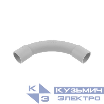 Поворот на 90град. для жестких труб d20 IP40 (розн. уп.2шт) DKC 50420R