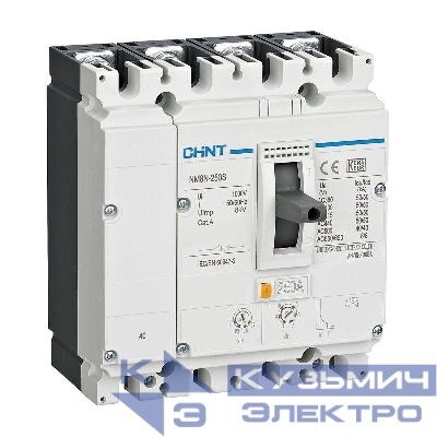 Выключатель автоматический 4п 125А 36кА NM8N-125C TM с рег. термомаг. расцеп. (R) CHINT 271560