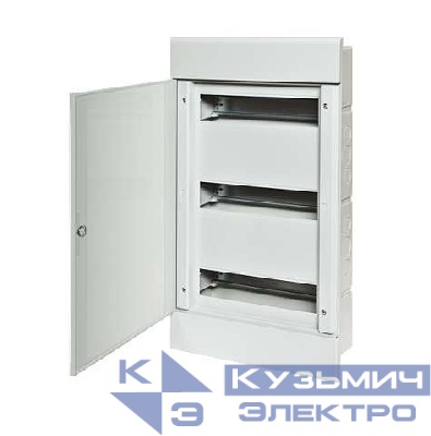 Щиток СП Тусо 36мод. с непрозрач. двер. 547х299х103мм сер. Ruvinil 68136С