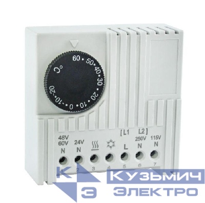 Термостат NO/NC (охлаждение/обогрев) на DIN-рейку 5-10А 230В IP20 PROxima EKF thermo-no-nc-din