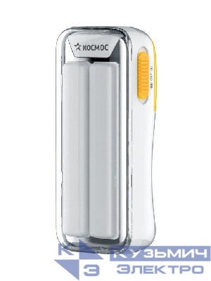 Фонарь-светильник аккумуляторный COB LED 10Вт аккум. 4В 2А.ч ЗУ USB КОСМОС KOC118LED