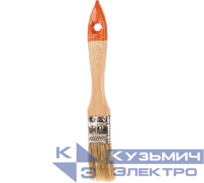 Кисть СТАНДАРТ 25мм 1дюйм. натур. щетина Вихрь 73/3/4/1
