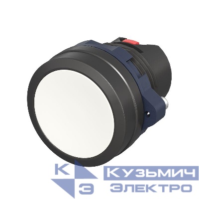 Головка кнопки плоская без фиксации бел. DKC M22P-FMWP