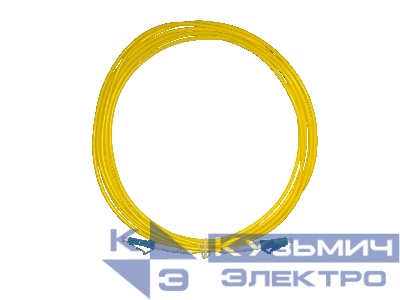 Патч-корд оптический соединительный LC-LC/UPC SM Simplex 3.0мм 9/125, 3м