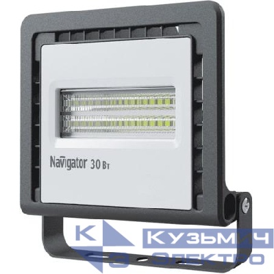 Прожектор светодиодный 14 143 NFL-01-30-4K-LED 30Вт 4000К IP65 2400лм черн. Navigator 14143