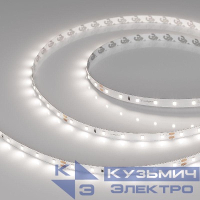 Лента светодиодная UL-A60-8mm 24V Day 5000К 4.8Вт/м IP20 (уп.5м) Arlight 042281