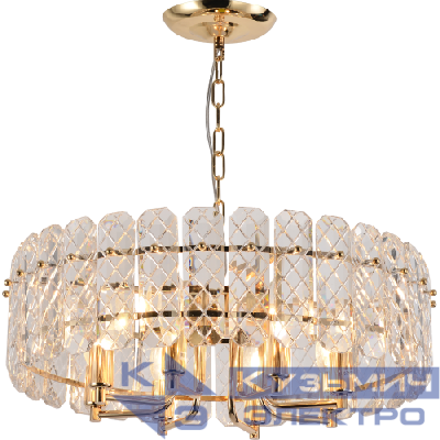 Люстра Sylvia 1049-308 8хЕ14 40Вт хрусталь Rivoli Б0061220