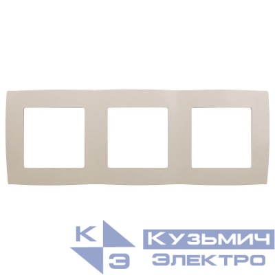 Рамка 3-м 12-5003-02 сл. кость ЭРА Б0014762