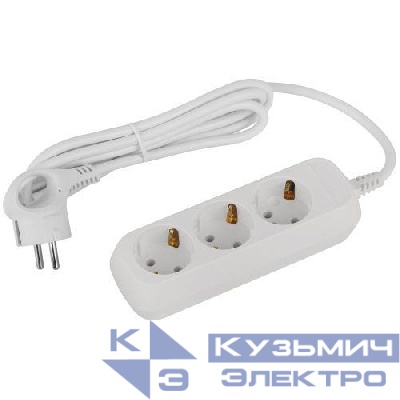 Удлинитель 3х1.5м с заземл. ПВС 3х1 UDL-16-315-E Greenline Эра Б0065038