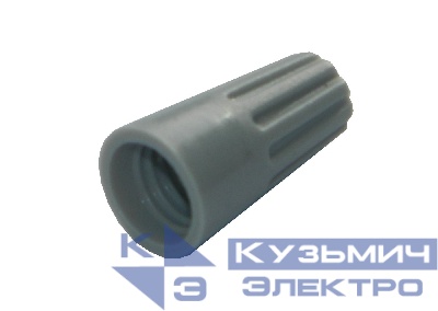 Соединительный изолирующий зажим P71, D-3мм, серый, 50шт., NETKO Optima