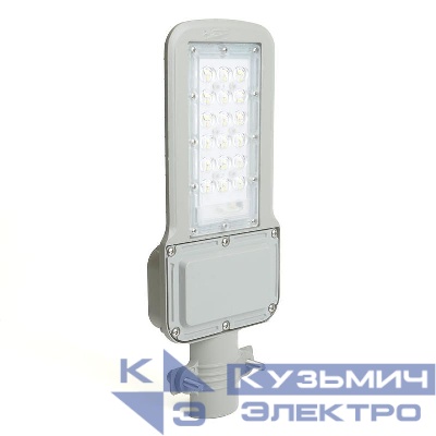 Светильник светодиодный SP3040 30Вт 5000К IP65 AC 230В/50Гц уличный сер. FERON 41547