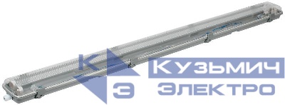 Светильник ДСП 2202 под LED лампу 2хT8 1200мм IP65 IEK LDSP0-2202-2X120-K01