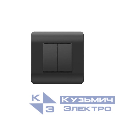 Выключатель 2-кл. NEW3-E 10А черн. CHINT 431467