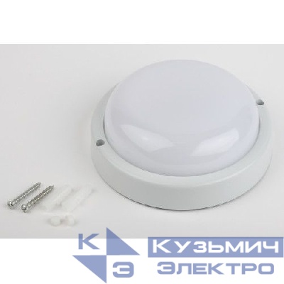 Светильник светодиодный SPB-201-0-65К-015 IP65 15Вт 1425лм 6500К D175 круг ЖКХ LED ЭРА Б0047624
