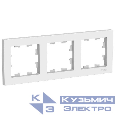 Рамка 3-м AtlasDesign универс. бел. SE ATN000103