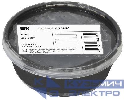 Паста токопроводящая 0.25л IEK ZPC10-250