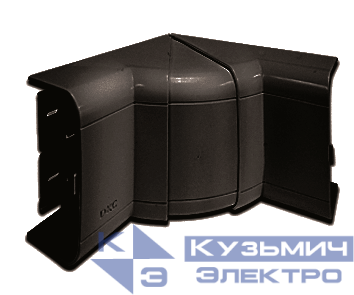 Угол для кабель-канала внутренний изменяемый 110х50 черн. DKC 01051A