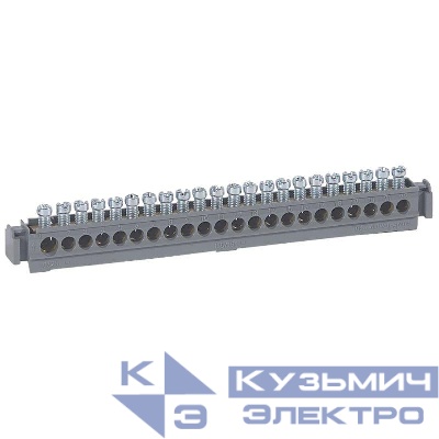 Клеммник универс. 1х(6-25)+21х(1.5х16) син. Leg 004826