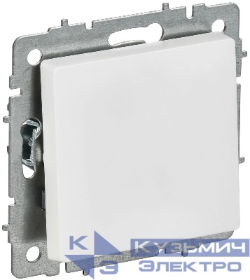 Выключатель 1-кл. СП BRITE ВС10-1-0-БрАБ 10А механизм арктич. бел. IEK BR-V10-0-10-K91