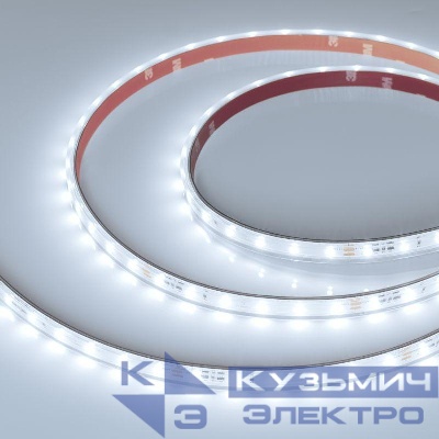 Лента светодиодная IC-PS-A60-10mm 24V White 6000К 4.8Вт/м IP67 2835 стабилизированная герметичная (уп.10м) Arlight 050654