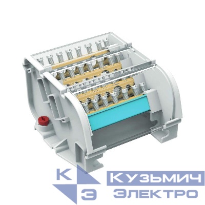 Блок распределительный 4p 5х7мм на DIN-рейку DKC BD16084