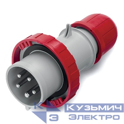 Вилка эл. каб. 32А 3P+E+N 400В IP67 DKC DIS2183237
