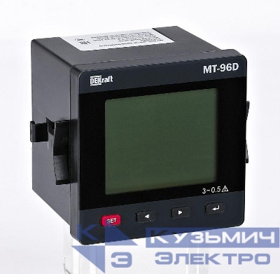 Мультиметр цифровой МТ-96D 3ф вх. 600В 1А 96х96мм LCD-дисплей DEKraft 51425DEK