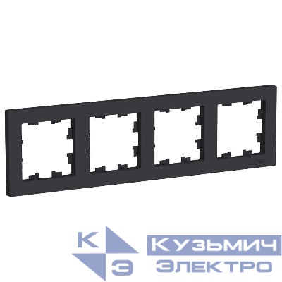 Рамка 4-м AtlasDesign универс. карбон SE ATN001004