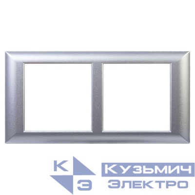 Рамка-суппорт 4мод. Avanti для "In-liner Front" серебр. металлик DKC 4404914