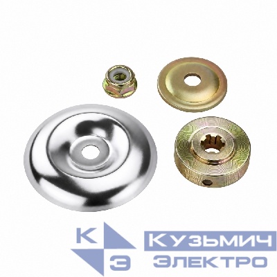 Diamond Industrial Набор для садового триммера 4 пр. гайка+шайбы+чашка редуктора M10х1,25LH Diamond Industrial DIDGRED4