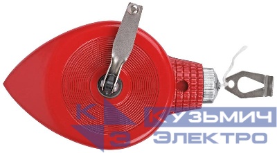 Шнур малярный отбойный металлический корпус в блистере 30м красн. FIT 04603