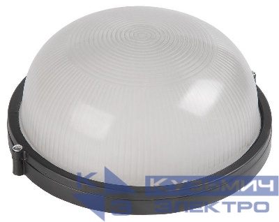 Светильник НПП 1101 100Вт E27 IP54 черн. круг IEK LNPP0-1101-1-100-K02