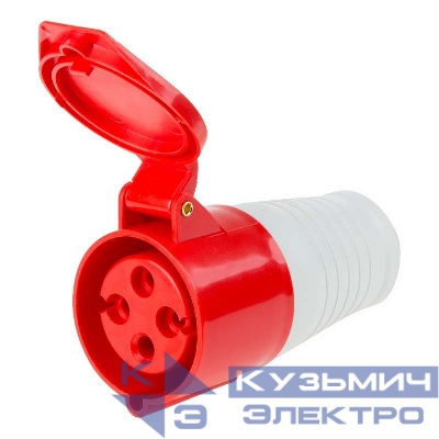 Розетка 224 переносная 3Р+РЕ 32А 380В IP44 Rexant 11-8922