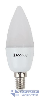 Лампа светодиодная PLED-SP 7Вт C37 свеча 5000К холод. бел. E14 560лм 230В JazzWay 1027832-2