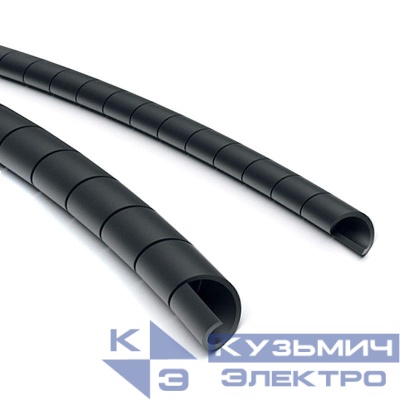 Жгут для кабеля SPIRALITE P2 черн. (уп.25м) DKC 00922RL