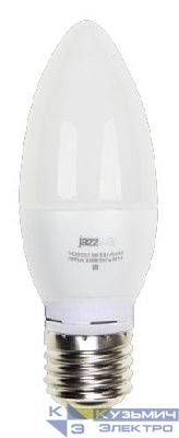 Лампа светодиодная PLED-ECO 5Вт C37 свеча 4000К нейтр. бел. E27 400лм 230В JazzWay 2855329A