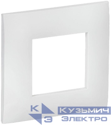 Рамка 1-м SKANDY SK-F01W арктич. бел. IEK SK-M12-K01