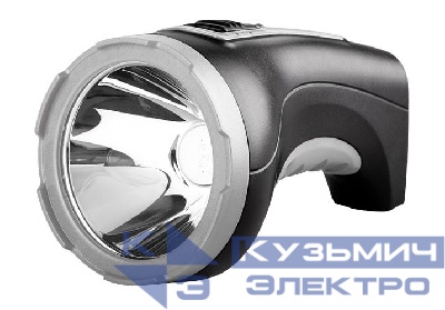 Фонарь аккумуляторный ручной AccuF2-L5W-bk SMD 5Вт 185лм IP20 2 режима: яркий/эконом аккум. 1.6А.ч выдвижная вилка индикатор зарядки ремешок черн. ФАZА 2857170