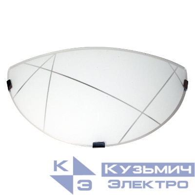 Светильник НББ 21-60 М19 "Контур" 300/2 матов. бел./клипсы штамп метал. (инд. упак.) Элетех 1005204999