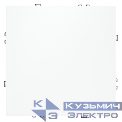 Заглушка VOLTUM S70 с суппортом, (белый матовый)