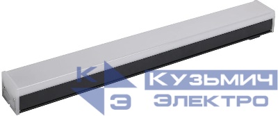 Светильник светодиодный 1010 20Вт 6500К 600мм магистральный линейный черн. IEK LT-LDCK-8-1010-020-65-K02