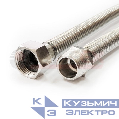 Подводка гибкая для газа 1/2дюйм гайка-штуцер 2.5м (1/1) VALFEX 00000024104