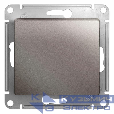 Выключатель 1-кл. СП Glossa 10А IP20 (сх. 1) 10AX механизм платина SE GSL001211