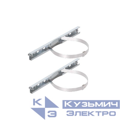 Комплект крепления на столб для цельного навесного шкафа из фибергласа Ш=300мм DKC CN5FB030