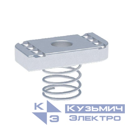 Гайка STRUT (канальная) М10 с короткой пружиной EKF stgkpM10