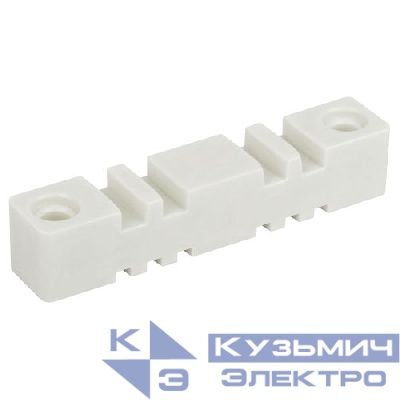 Изолятор шинный плоский NO-224-163 ИШП 2п для шин 5/10мм L180мм Эра Б0065694