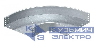 Угол для лотка горизонтальный 90град. 400х110 RB 90 140 FS OBO 7001940