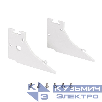Заглушка FANTOM-W45-BEVEL WHITE металл Arlight 039954