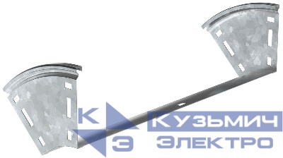 Угол для лотка плавный 45град. 600х100 В20 ESCA HDZ IEK CPV41-0-45-100-600-HDZ 0