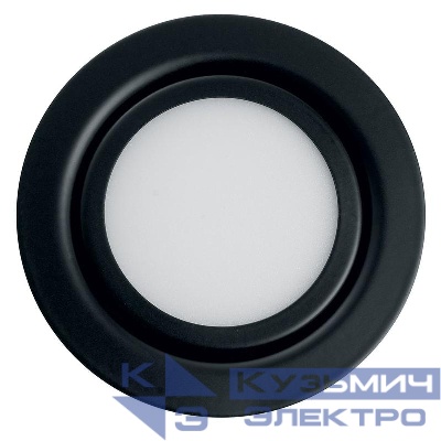 Светильник светодиодный LN7 3Вт 4000К 150лм встраив. с драйвером в комплекте черн. FERON 41691